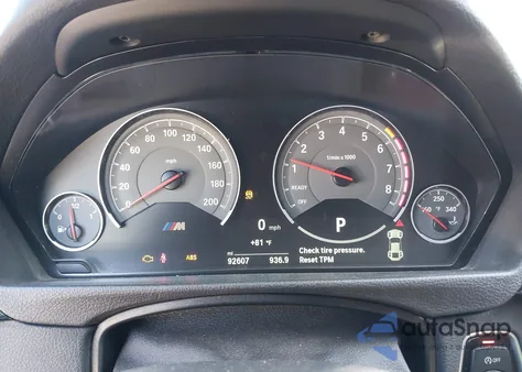 2016 BMW M4 из США, поврежденный, VIN WBS3R9C56GK336869